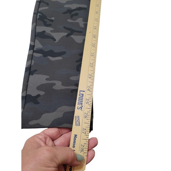 NWT GAP Ponte Legging Black Camo Side Zip Pants Size S C5 - Picture 6 of 10